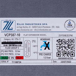 Expanding tank 10 l for gas boiler Ferroli 36802740