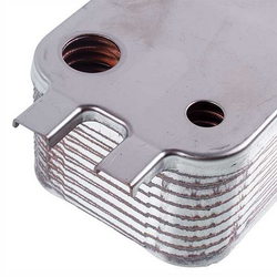 Plate heat exchanger for gas boiler 87167719870 (18 plates)
