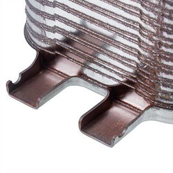 Plate heat exchanger for gas boiler 87167719870 (18 plates)