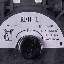 Pressure relay (pressostat) P=0.9/10 mbar for Chinese gas water heater