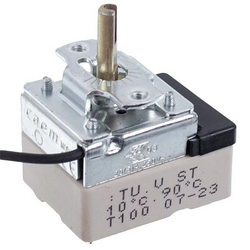 Thermostat for boiler, capillary L=980mm, 10-90°C 250V