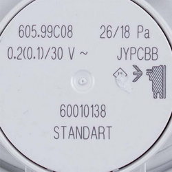 Pressure relay (pressostat) Huba Control 26/18 Pa for gas boiler Junkers 87160127530