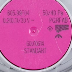 Pressure relay (pressostat) Huba Control 50/40 Pa for gas boiler Fondital/Nova Florida 6YPRESSO00