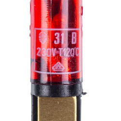 Oven indicator for stove SWT725UN d=13.5mm M10 120°С (red)