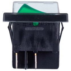 Vimikach SX82 16A-250V/20A-125V bipolar with backlight (universal) green