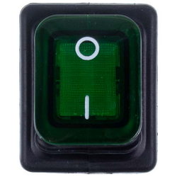 Vimikach 16A-250V/20A-125V 4 contacts (universal) green