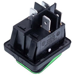 Vimikach 16A-250V/20A-125V 4 contacts (universal) green