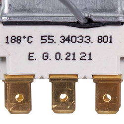 Thermostat 55.34033.801 EGO 16A 250V capillary L=1200mm 60-188°C