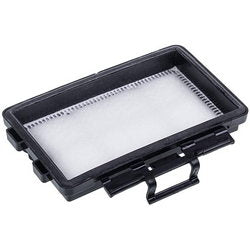 Exhaust filter (foam rubber) with chute for Zanussi vacuum cleaner 4055447314 130x95x17mm