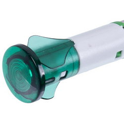 Indicator light for stove Smeg 824610596 green 250V D=12mm L=52mm