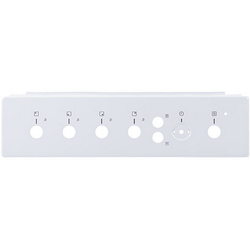Front panel for gas stove Electrolux 3428410090 white