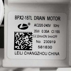 Pump for washing machine Gorenje 581830 LEILI 35W BPX2-187L