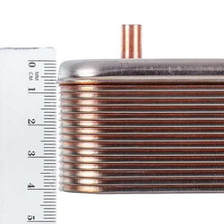 Plate heat exchanger (16 plates) Zilmet for gas boiler Biasi M290 BI1001102