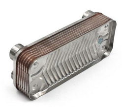 Plate heat exchanger (14 plates) for gas boiler Solly Comfort 4700900002