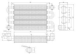 Primary heat exchanger for gas boiler Fondital/Nova Florida 24 kW 6SCAMMON05