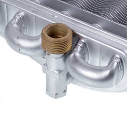 Bithermal heat exchanger for gas boiler Teplowest Optima AGD - 24 2.55.35.076.04