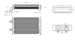 Primary heat exchanger for gas boiler Beretta City 28 CSI 20052579