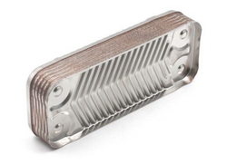 Plate heat exchanger (12 plates) for gas boiler Tiberis Cube 24 F30631400300401