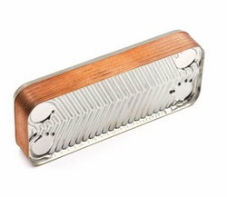Heat exchanger of plates (??? plates) for gas boiler Italtherm Smart 30 kW 401120020