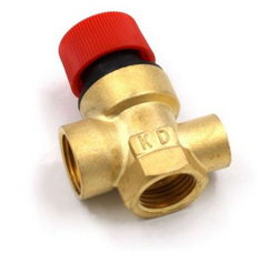 Запобіжний клапан 3 bar 1/2" + 1/4" (універсальний) для газового котла