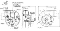 Fan Fime 50 W for gas boiler Junkers/Bosch 8707204038
