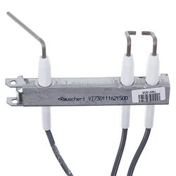 Electrode ignition and ionization for gas boiler Viessmann WH1B, WH1D, A1JB 7831305