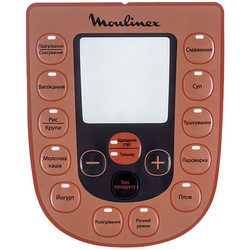 Decorative cover for the control panel for the multicooker CE5A0F34/87A Moulinex SS-7223038113