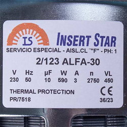 Circulation pump for dishwasher 590W 220/240V