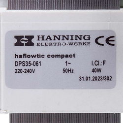 Pump for dishwasher Hanning DPS35-061 40W 220/240V
