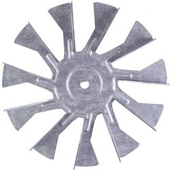 Fan impeller for oven AEG 5550231012 D=120mm D opening=6mm (metal)