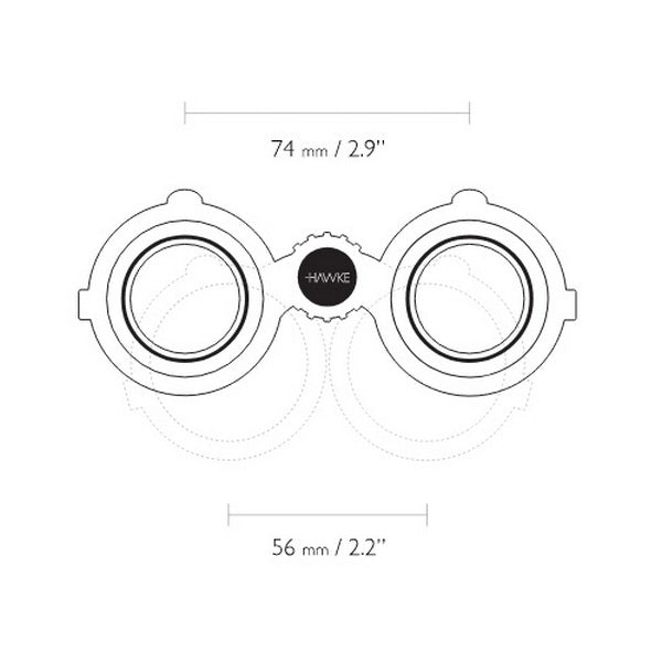 Hawke Frontier ED 8x42 Binoculars (Grey)