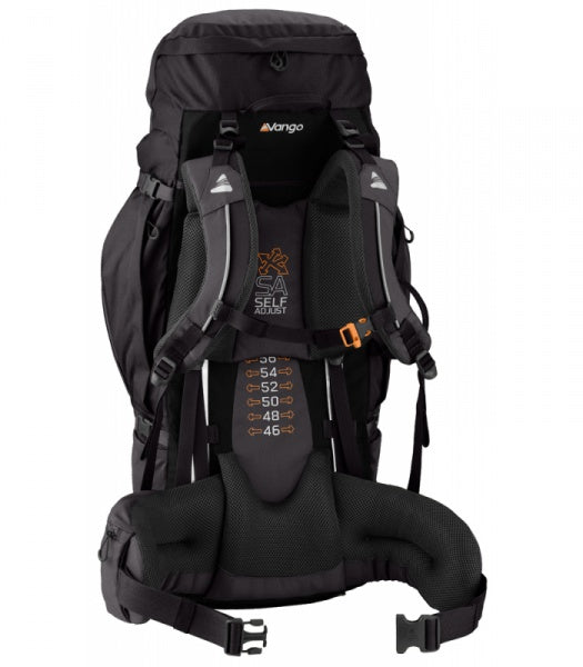 Backpack tourist Vango Sherpa 70+10 Shadow Black