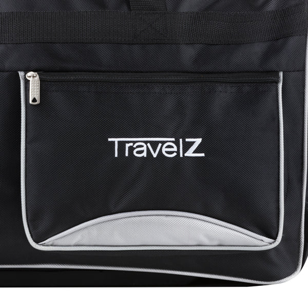 Travel bag on wheels TravelZ Wheelbag 90 Black
