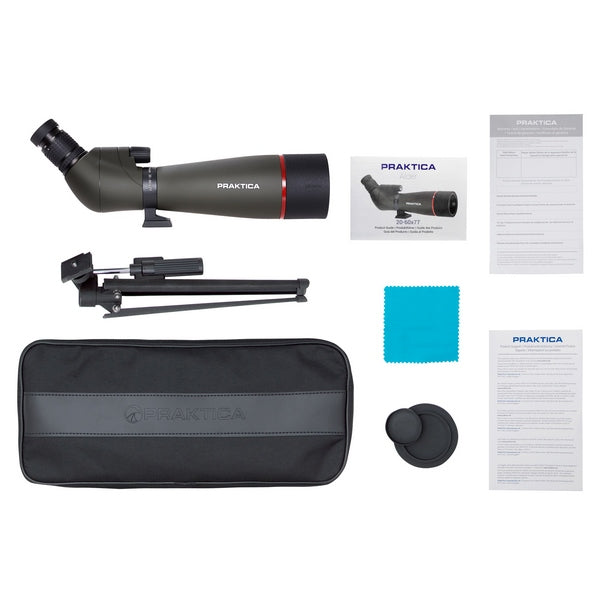 Spotting scope Praktica Alder 20-60x77/45 WP+tripod (PRA204)