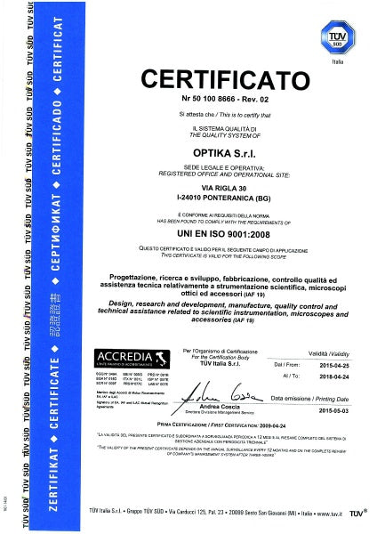 Microscope Optika B-510BF 40x-1000x Trino Infinity
