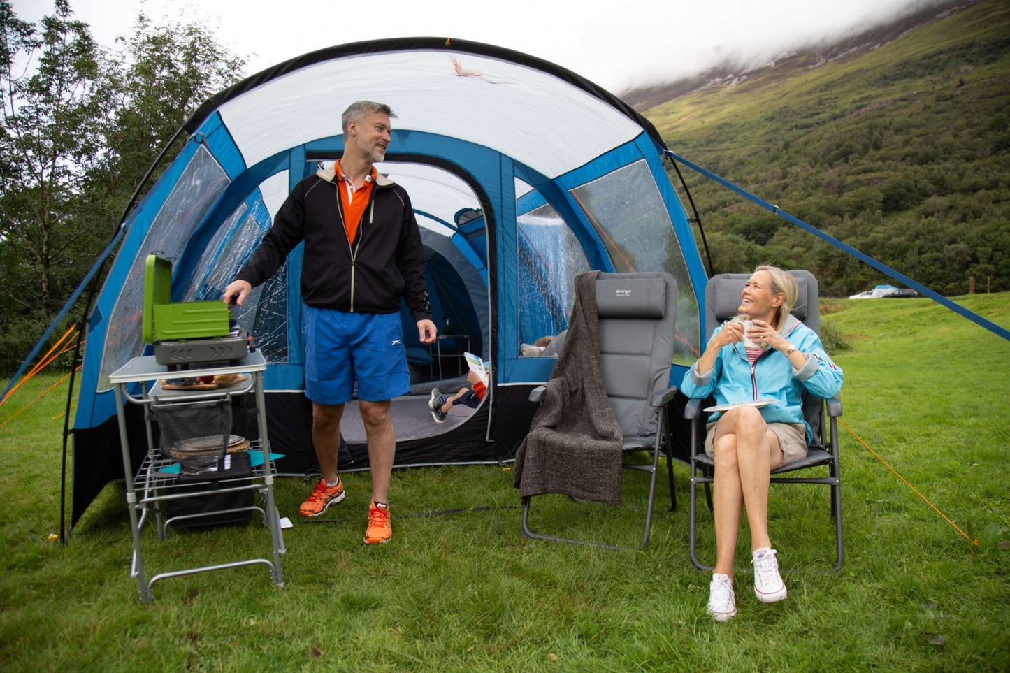 Vango Langley 400XL Sky Blue Tent