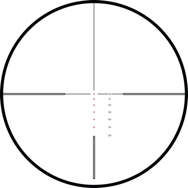 Hawke Vantage IR 4-12x50 Optical Sight (Rimfire .22 LR Subsonic R/G)
