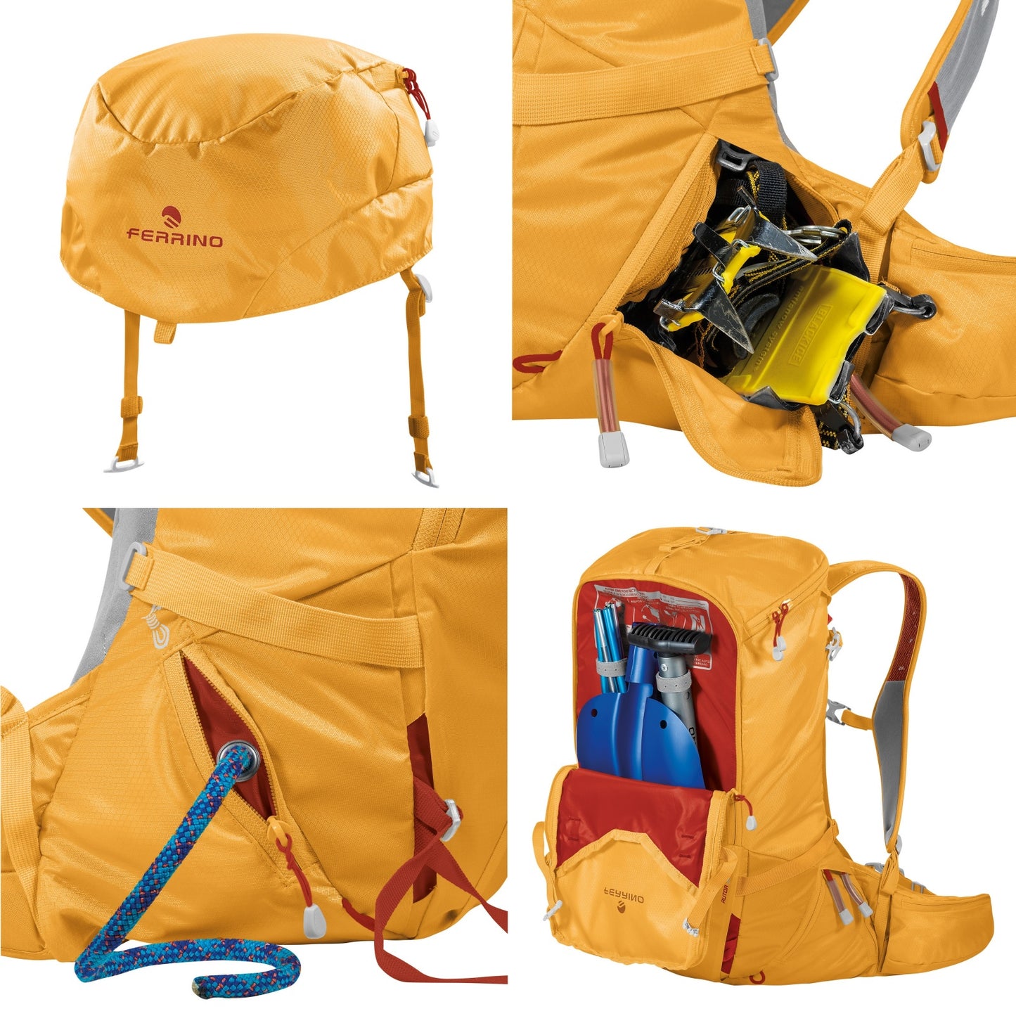 Travel backpack Ferrino Rutor 30 Yellow (75588LGG)