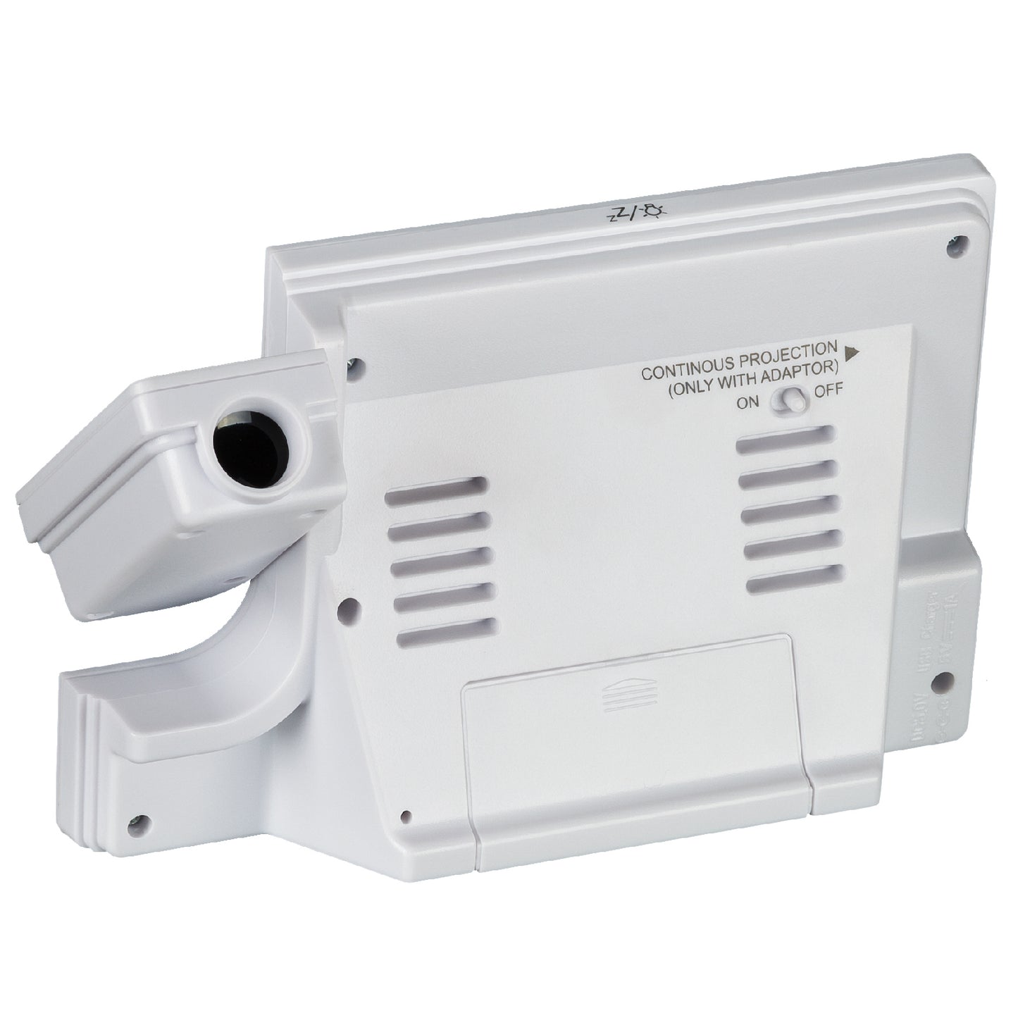 Explore Scientific Slim Projection RC Dual Alarm White (RDP1003GYELC2) Projection Clock