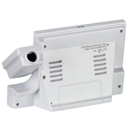 Explore Scientific Slim Projection RC Dual Alarm White (RDP1003GYELC2) Projection Clock