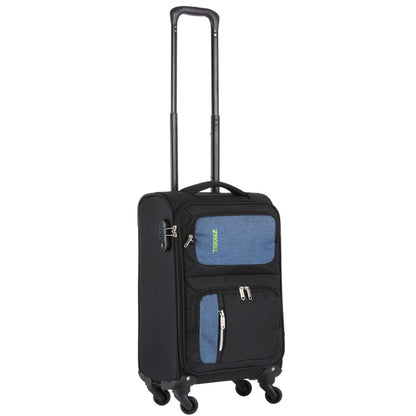 Suitcase TravelZ Triple Pocket 57 (S) Black