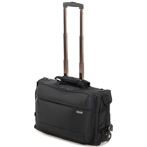 Travel bag on wheels Rock Deluxe Carry-on Garment Carrier 41 Black