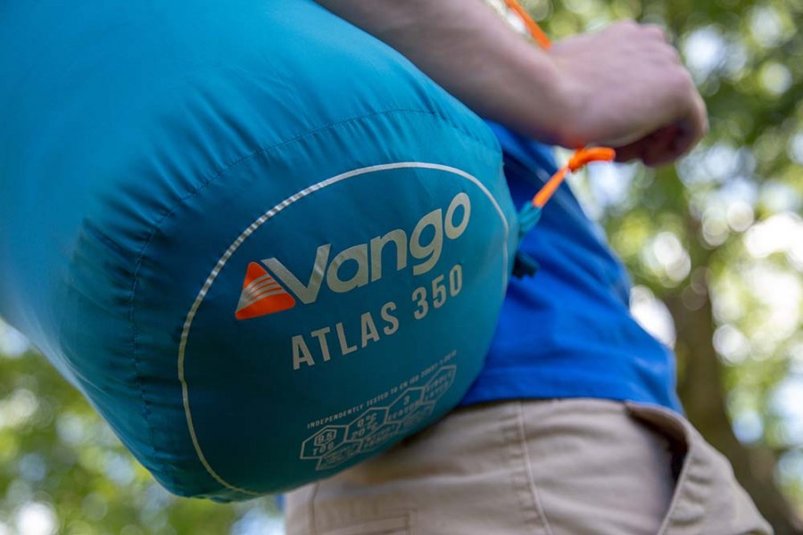 Sleeping bag Vango Atlas 350/-3°C Bondi Blue Left (SBPATLAS B36172)