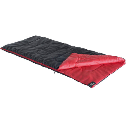 Sleeping bag High Peak Ranger/+7°C Anthra/Red Left (20038)