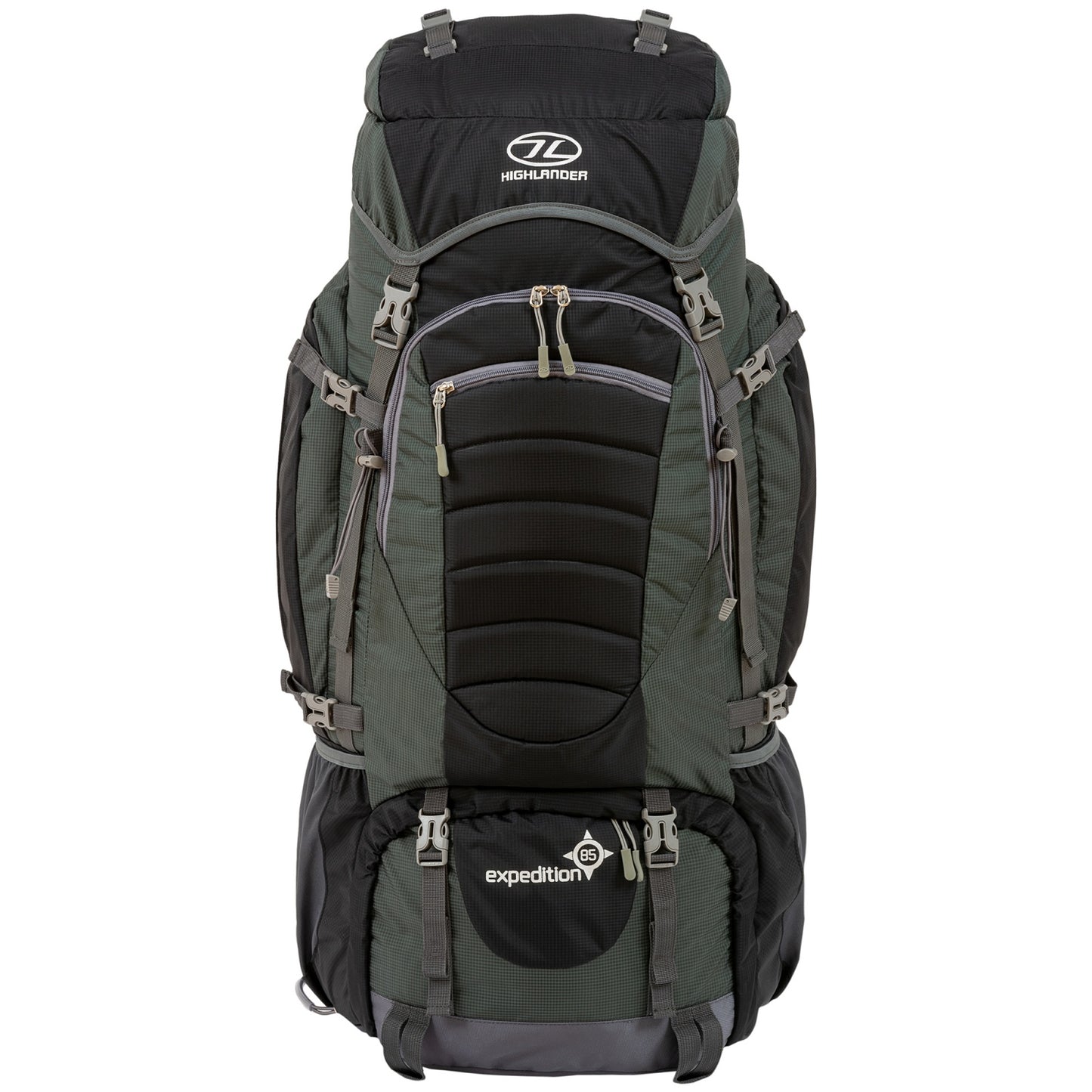 Travel backpack Highlander Expedition 85 Black