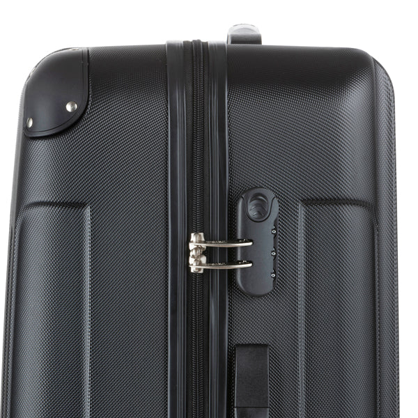 Suitcase TravelZ Light (L) Black