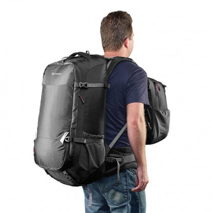Caribee Magellan 65 RFID Black Travel Backpack
