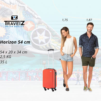Suitcase TravelZ Horizon (S) Fiesta Orange