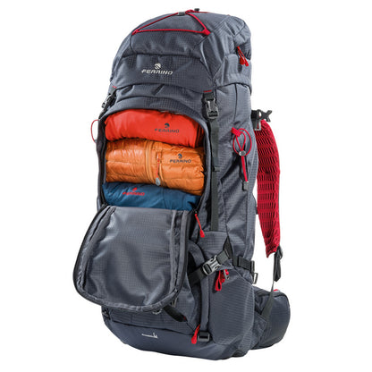 Travel backpack Ferrino Overland 50+10 Dark Gray (75670HCC)