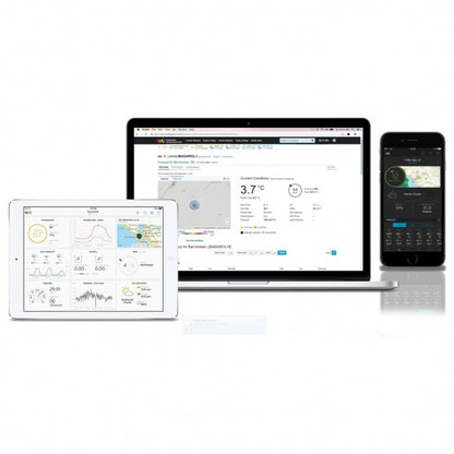 Weather Station Bresser Weather Center Wi-Fi 5-in-1 Profi Sensor Black